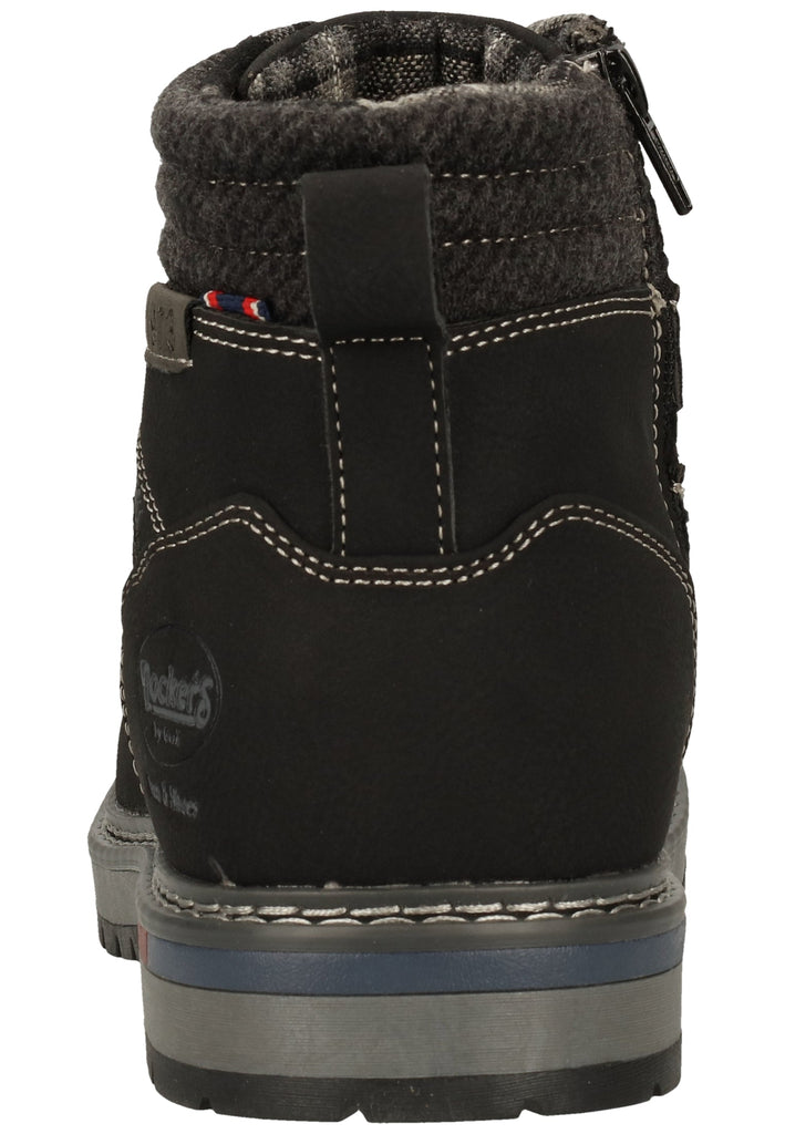 Dockers Stiefelette Lederimitat Schwarz - surf4shoes
