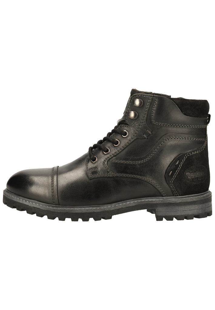 Dockers Stiefelette Leder Schwarz - surf4shoes