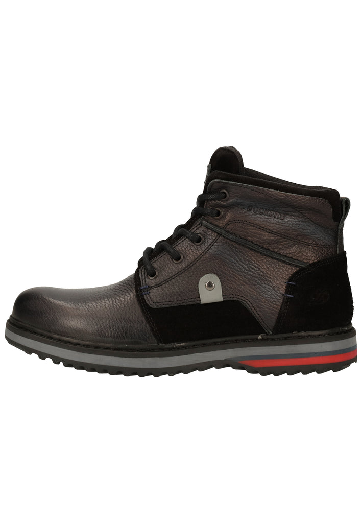 Dockers Stiefelette Leder Schwarz - surf4shoes