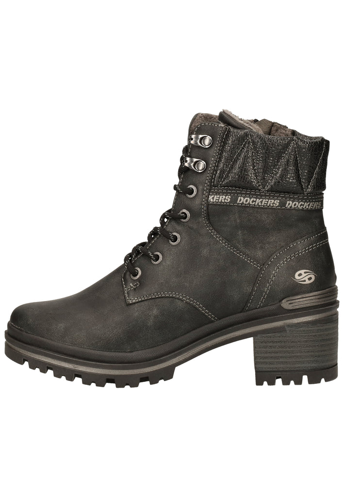 Dockers Stiefelette Lederimitat Schwarz - surf4shoes