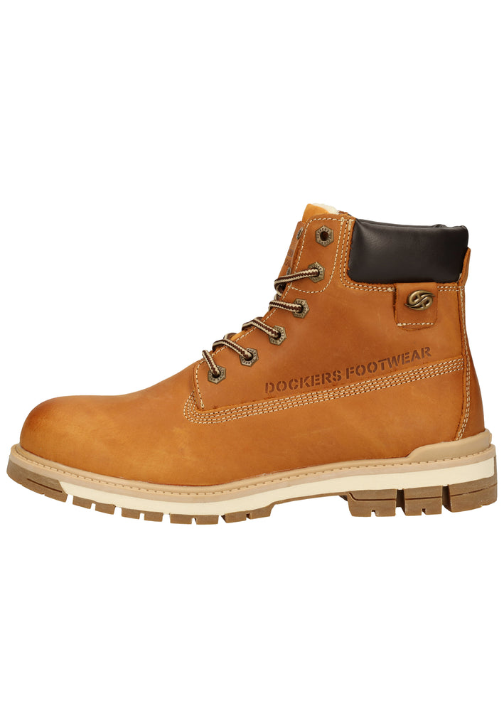 Dockers Stiefelette Leder Beige Warmfutter - surf4shoes