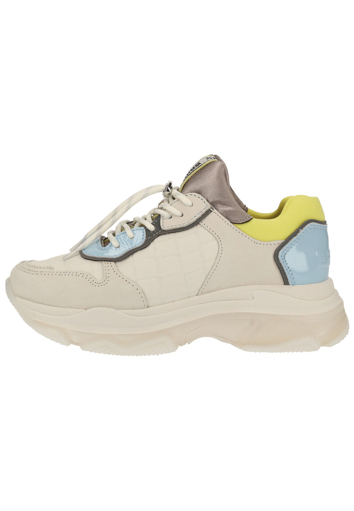 Bronx Sneaker Leder/Synthetik Weiß/Blau - surf4shoes