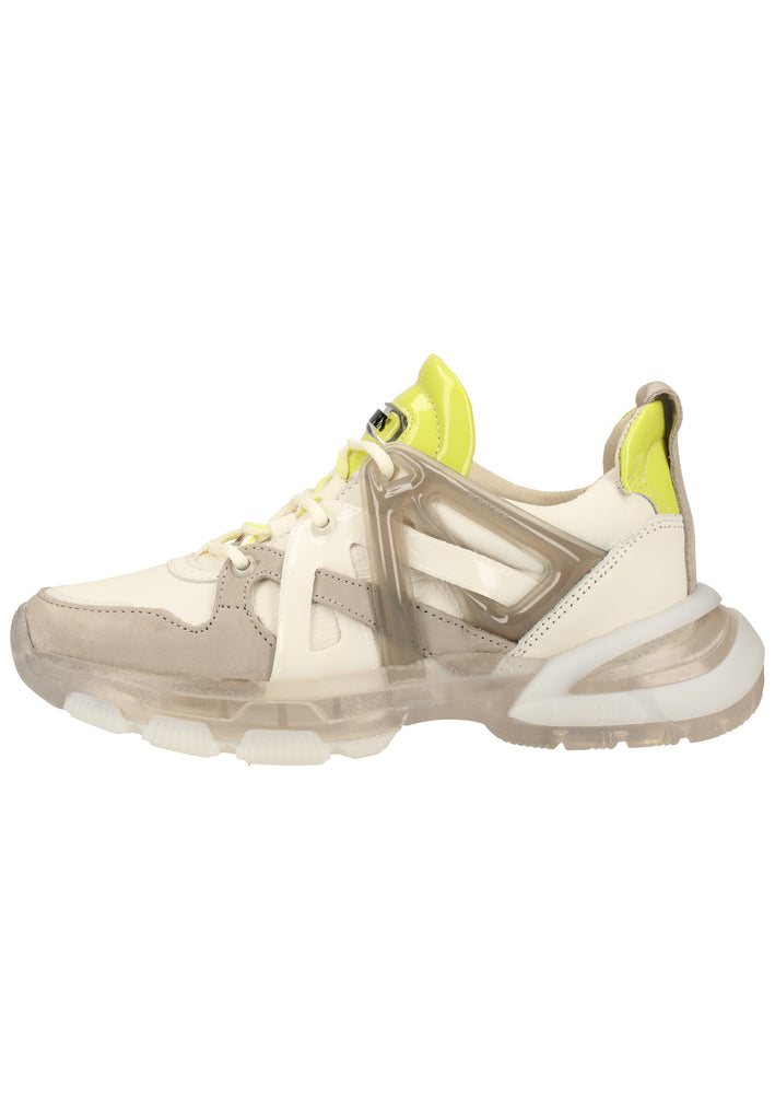 Bronx Sneaker Leder/Synthetik Weiß/Braun - surf4shoes