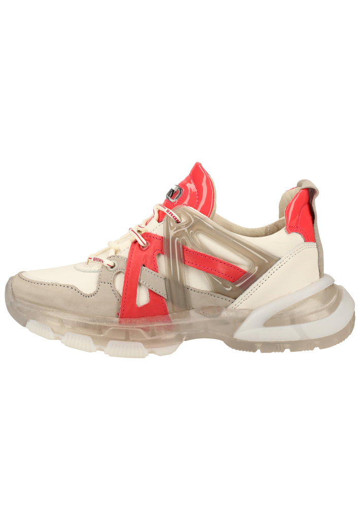 Bronx Sneaker Leder/Synthetik Weiß/Pink - surf4shoes