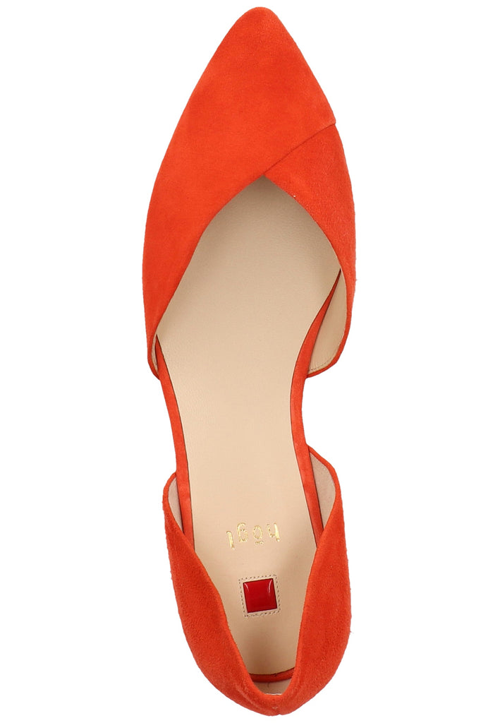 Högl Slipper Veloursleder Orange - surf4shoes