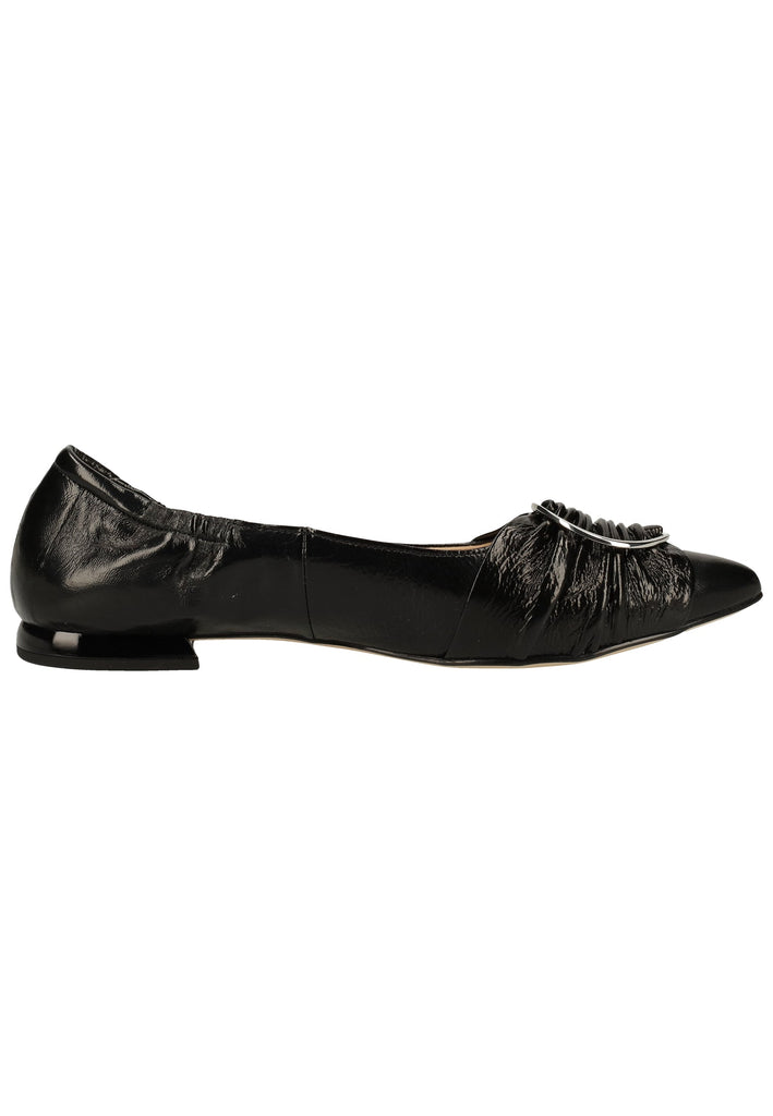 Högl Ballerinas Leder Schwarz Lack - surf4shoes