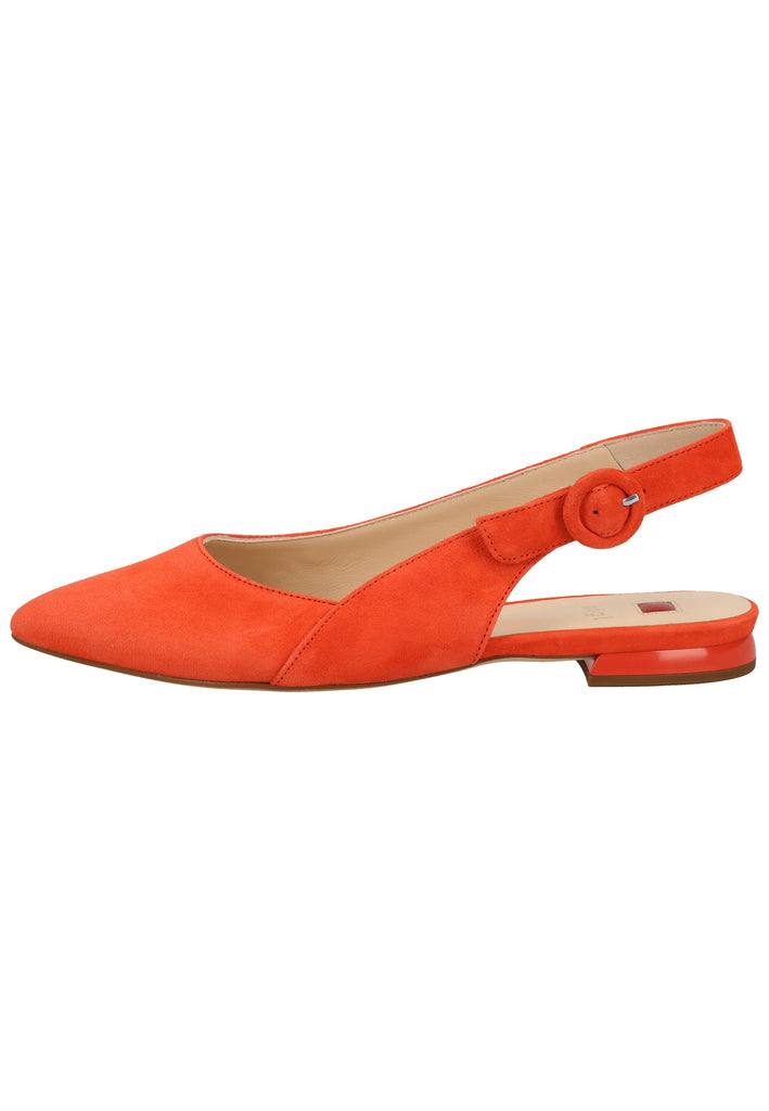 Högl Ballerinas Veloursleder Orange - surf4shoes
