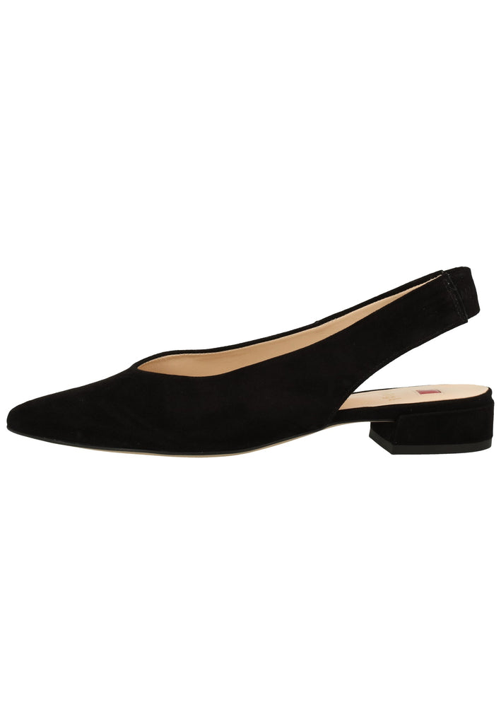 Högl Ballerinas Veloursleder Schwarz - surf4shoes
