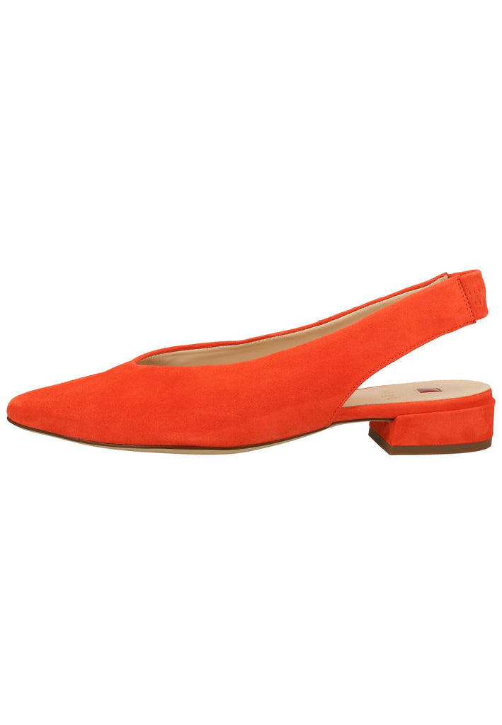 Högl Ballerinas Veloursleder Orange - surf4shoes