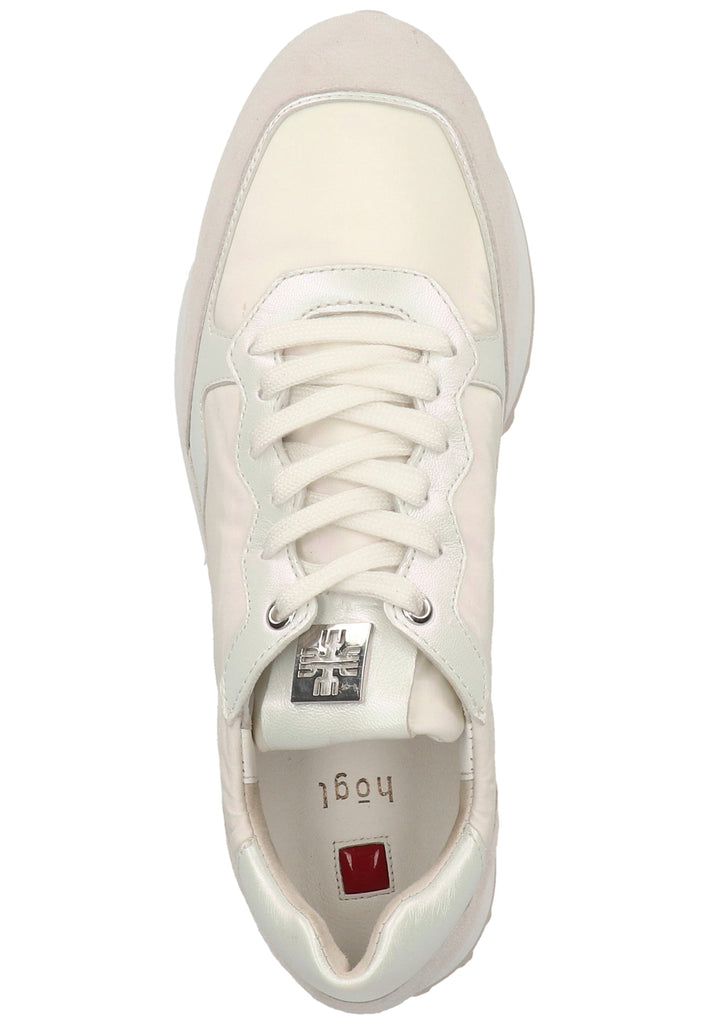 Högl Sneaker Veloursleder/Textil Weiß - surf4shoes