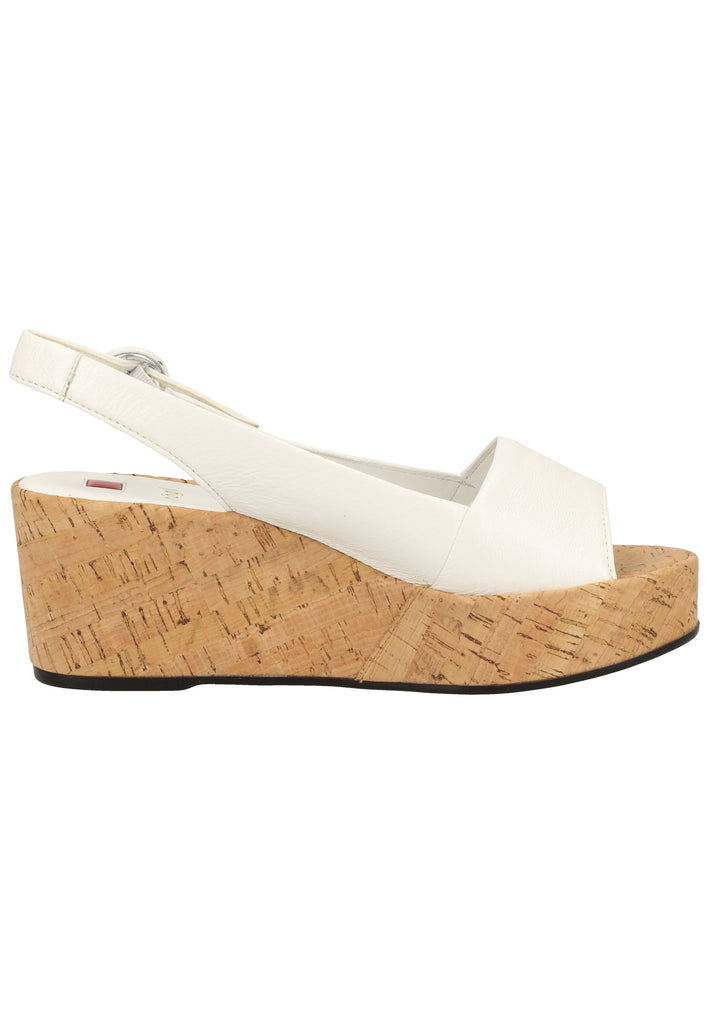 Högl Sandalen Leder Weiß Lack - surf4shoes
