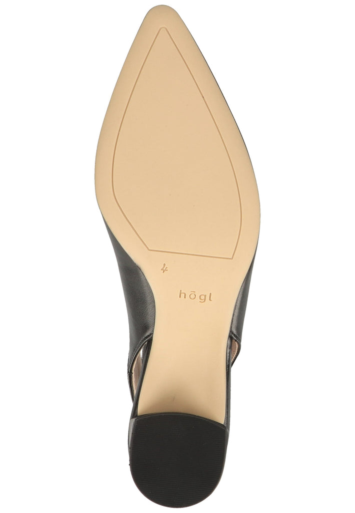 Högl Pumps Leder Schwarz - surf4shoes
