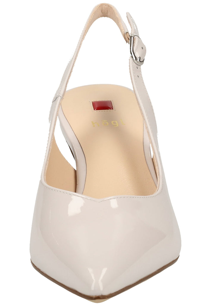 Högl Pumps Leder Grau Lack - surf4shoes