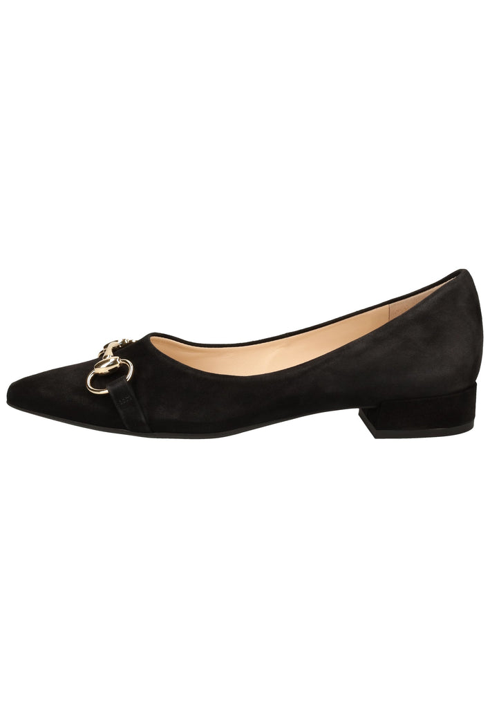 Högl Ballerinas Leder Schwarz - surf4shoes