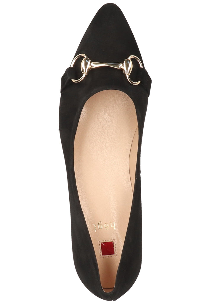 Högl Ballerinas Leder Schwarz - surf4shoes