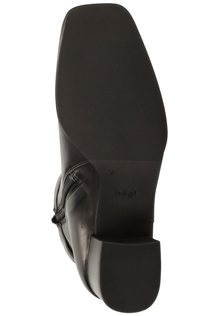 Högl Stiefelette Leder Schwarz - surf4shoes