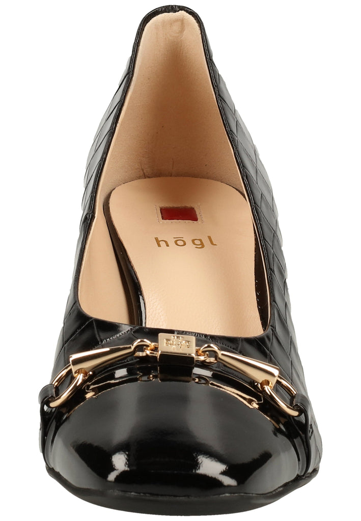 Högl Pumps Leder Schwarz - surf4shoes