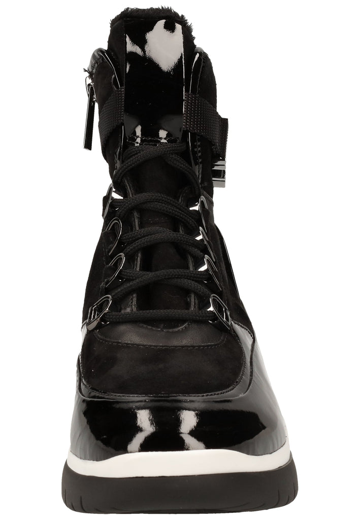 Högl Stiefelette Leder Schwarz Warmfutter - surf4shoes