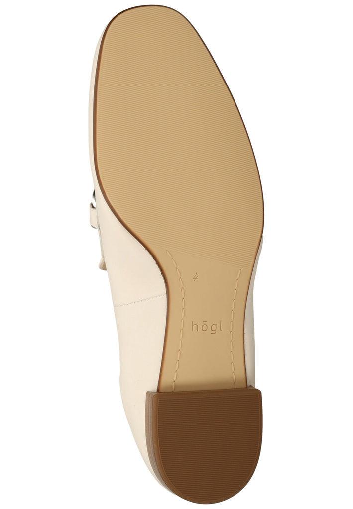 Högl Slipper Leder Creme - surf4shoes