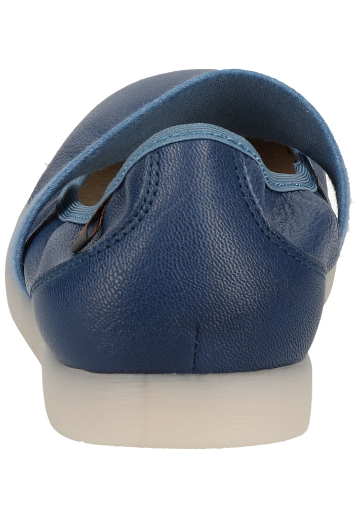 softinos Ballerinas Lederimitat Navy - surf4shoes