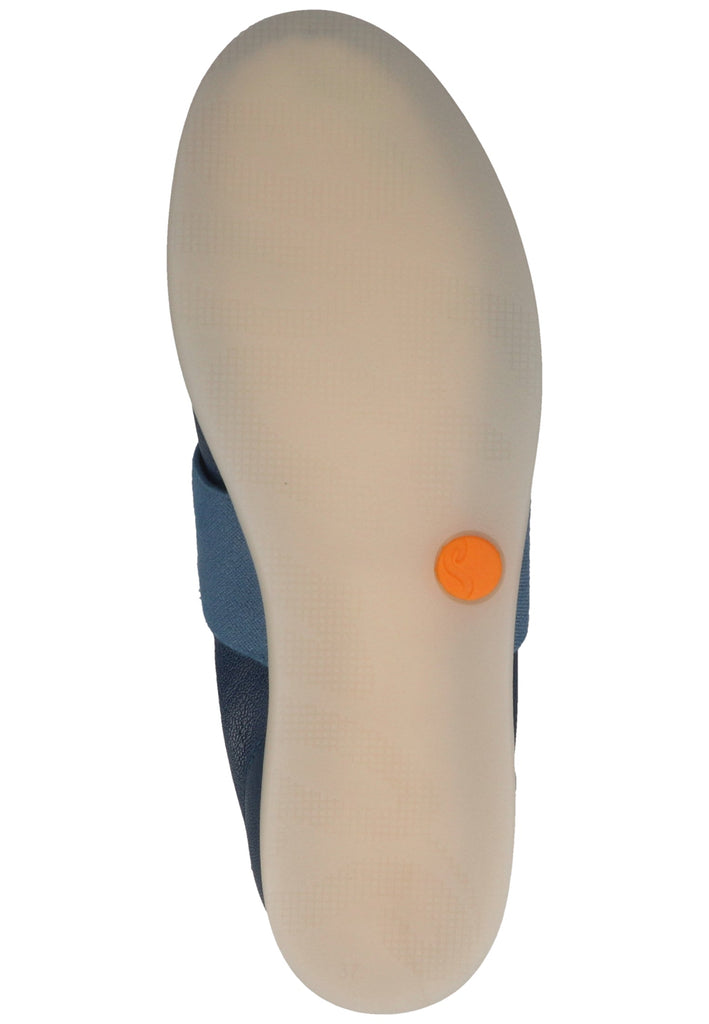 softinos Ballerinas Lederimitat Navy - surf4shoes