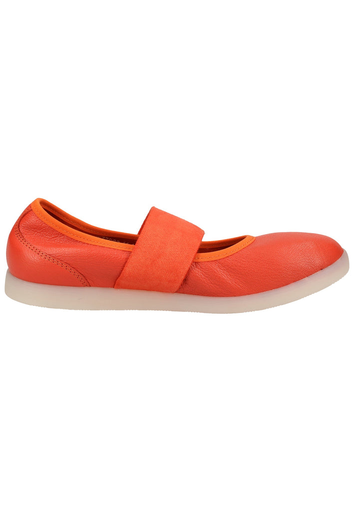 softinos Ballerinas Lederimitat Rot - surf4shoes