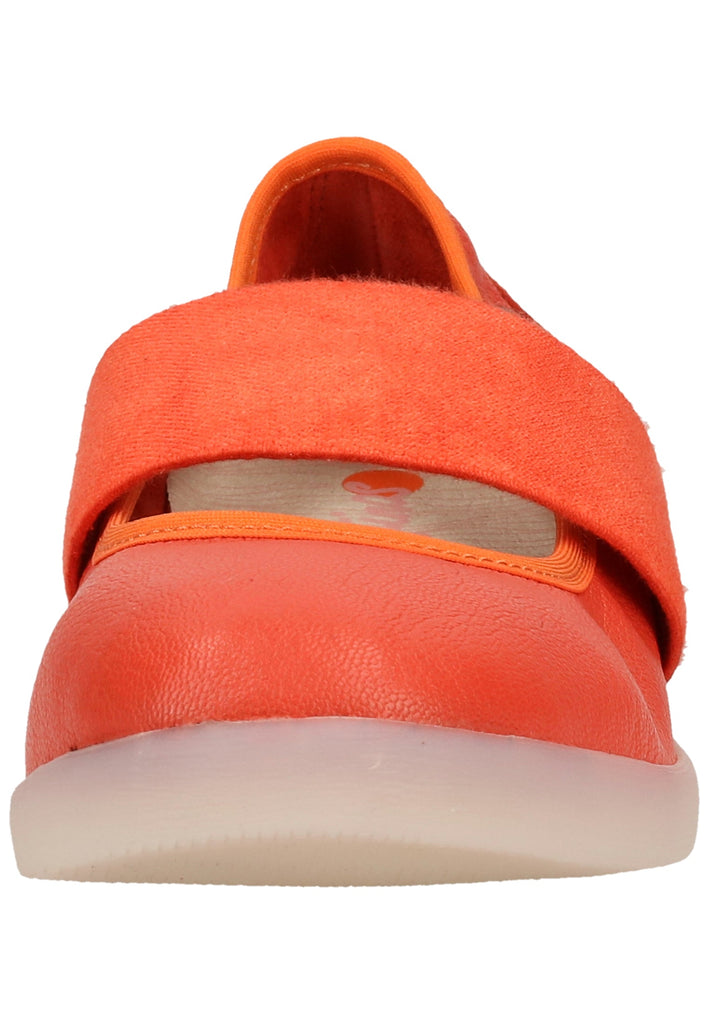softinos Ballerinas Lederimitat Rot - surf4shoes