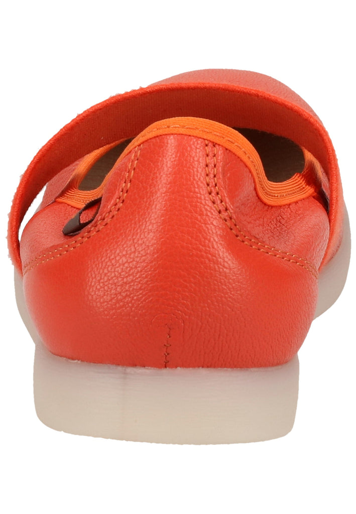 softinos Ballerinas Lederimitat Rot - surf4shoes