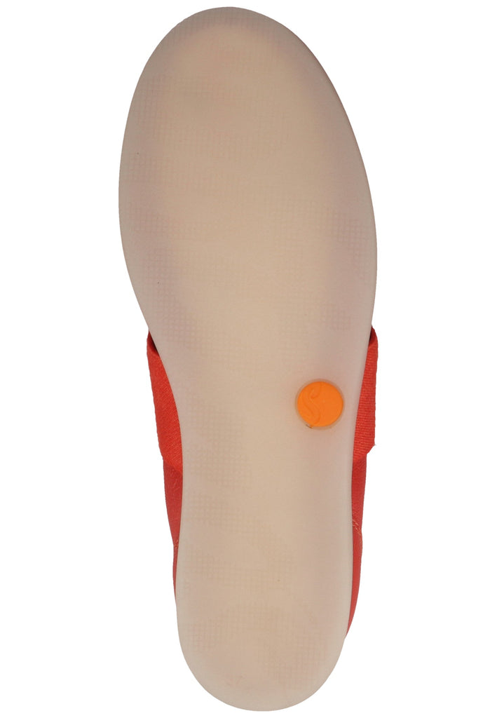 softinos Ballerinas Lederimitat Rot - surf4shoes