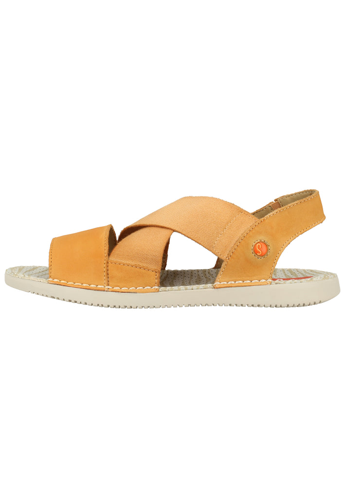 softinos Sandalen Leder/Textil Orange - surf4shoes