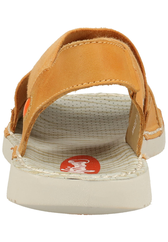 softinos Sandalen Leder/Textil Orange - surf4shoes
