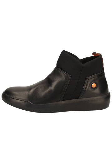 softinos Stiefelette Leder Schwarz - surf4shoes