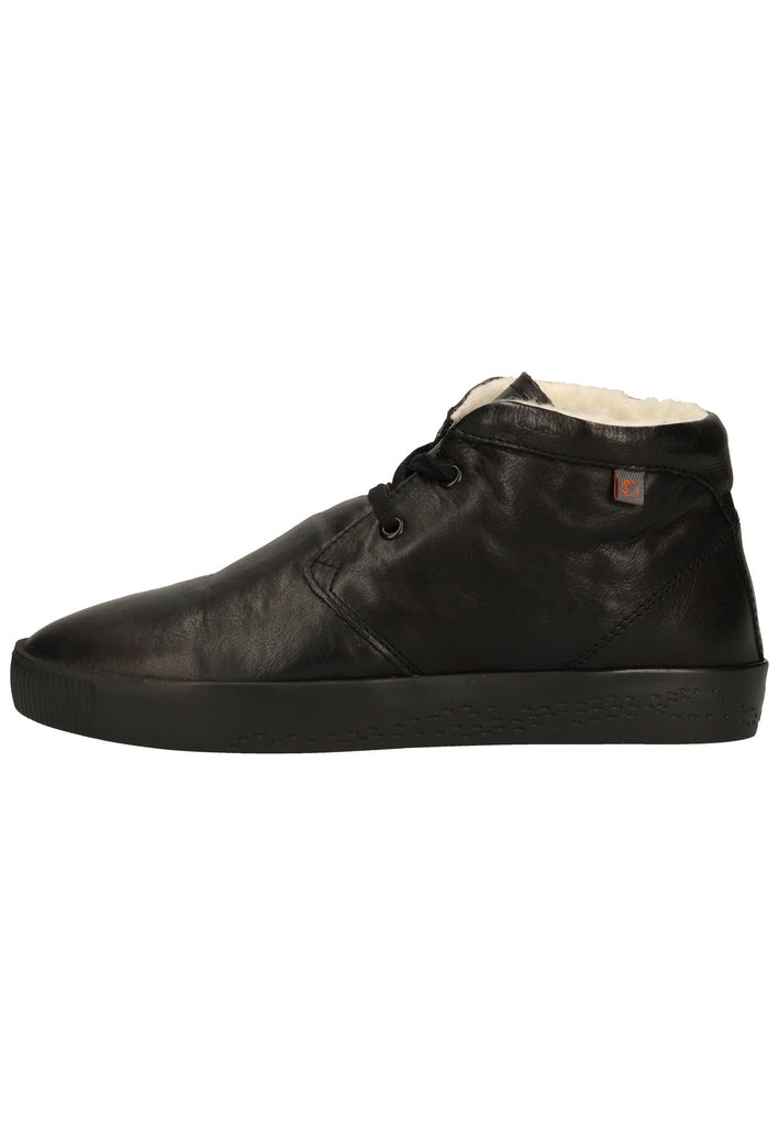 softinos Stiefelette Leder Schwarz Warmfutter - surf4shoes