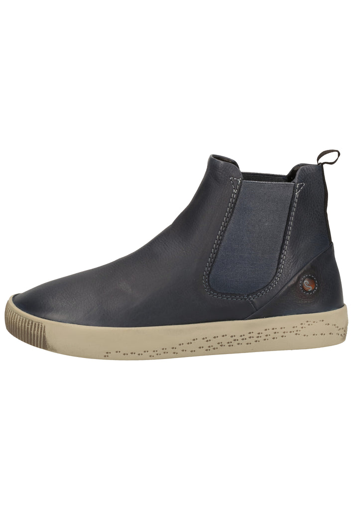 softinos Stiefelette Leder/Textil Navy - surf4shoes