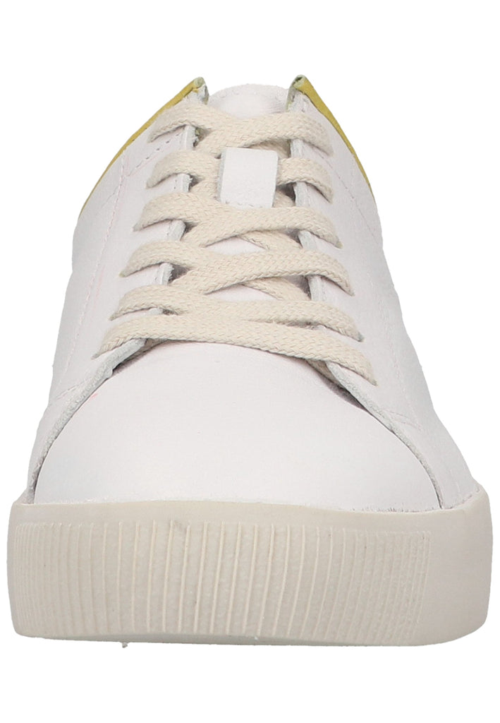 softinos Sneaker Leder Weiß/Gelb - surf4shoes