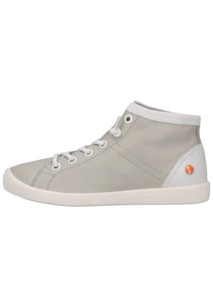 softinos Sneaker Leder Hellgrau/Weiß - surf4shoes
