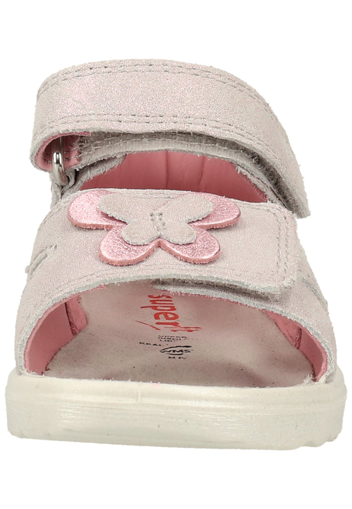 Superfit Sandalen Leder Grau/Rosa - surf4shoes