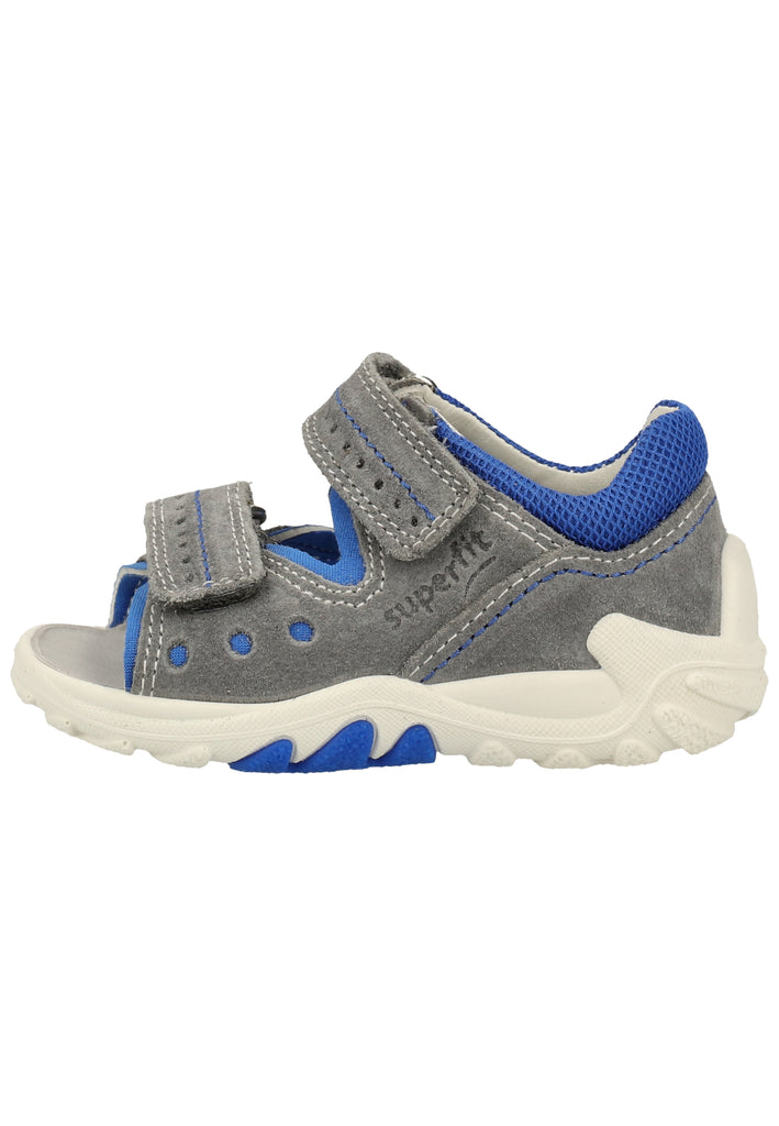 Superfit Sandalen Veloursleder/Textil Blau/Grau - surf4shoes