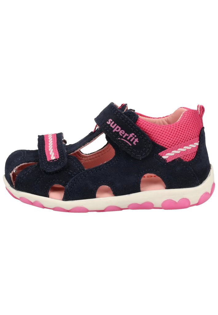 Superfit Sandalen Veloursleder/Textil Blau - surf4shoes