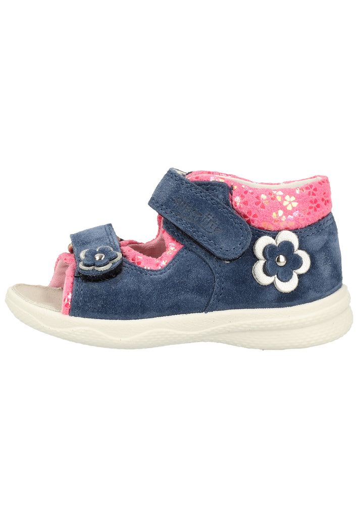 Superfit Sandalen Veloursleder/Textil Blau - surf4shoes