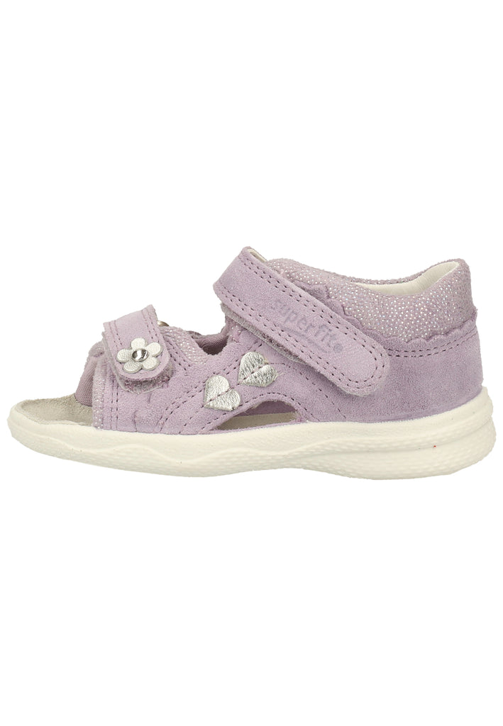 Superfit Sandalen Veloursleder/Textil Lila - surf4shoes