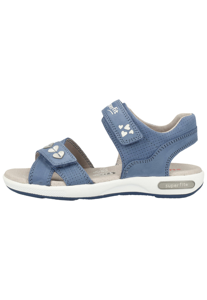 Superfit Sandalen Nubukleder Blau - surf4shoes