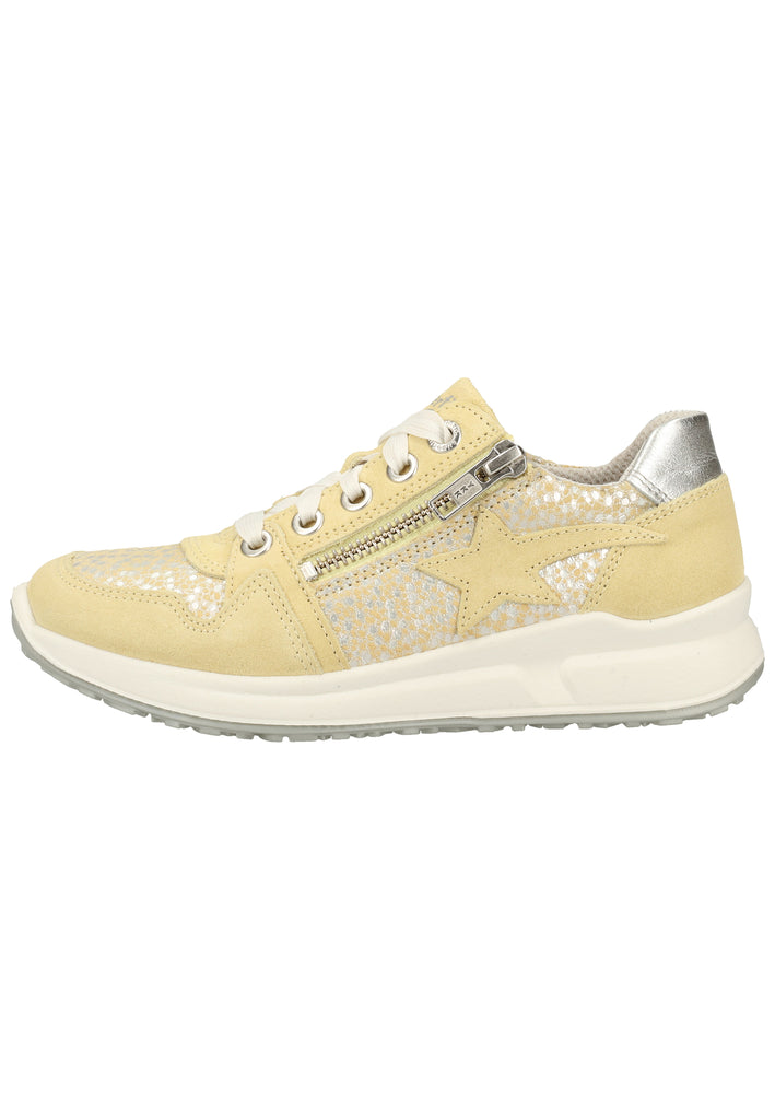 Superfit Sneaker Veloursleder/Textil Gelb - surf4shoes