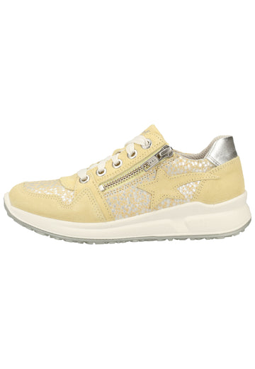 Superfit Sneaker Veloursleder/Textil Gelb - surf4shoes