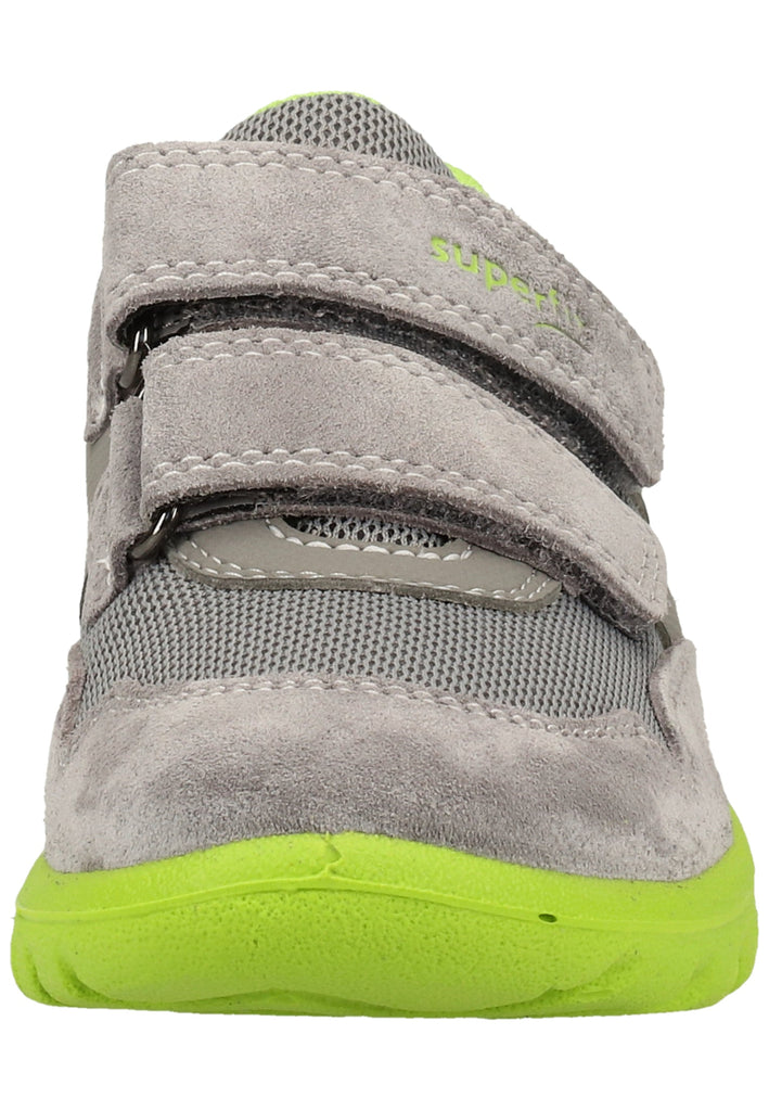 Superfit Halbschuhe Veloursleder/Textil Grau/Grün - surf4shoes