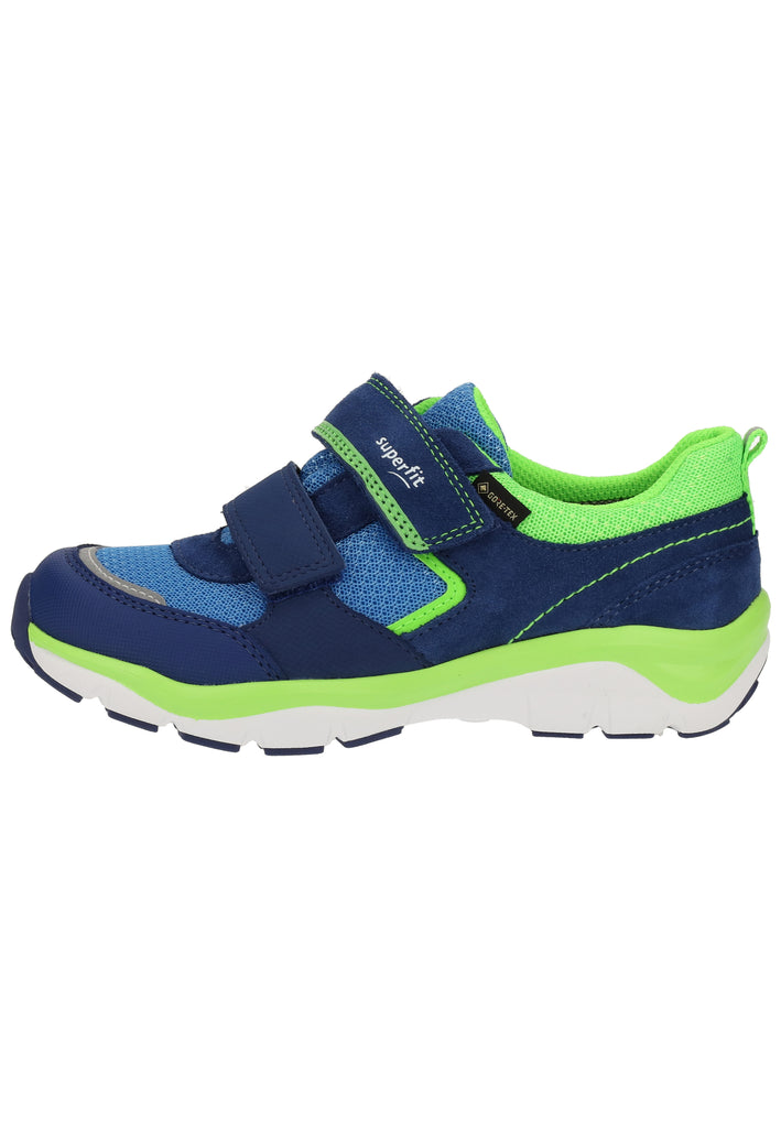 Superfit Halbschuhe Veloursleder/Textil Blau/Grün - surf4shoes