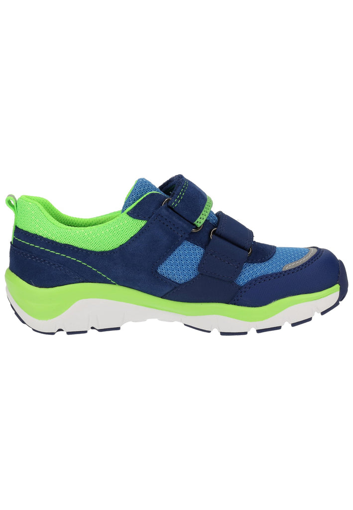 Superfit Halbschuhe Veloursleder/Textil Blau/Grün - surf4shoes