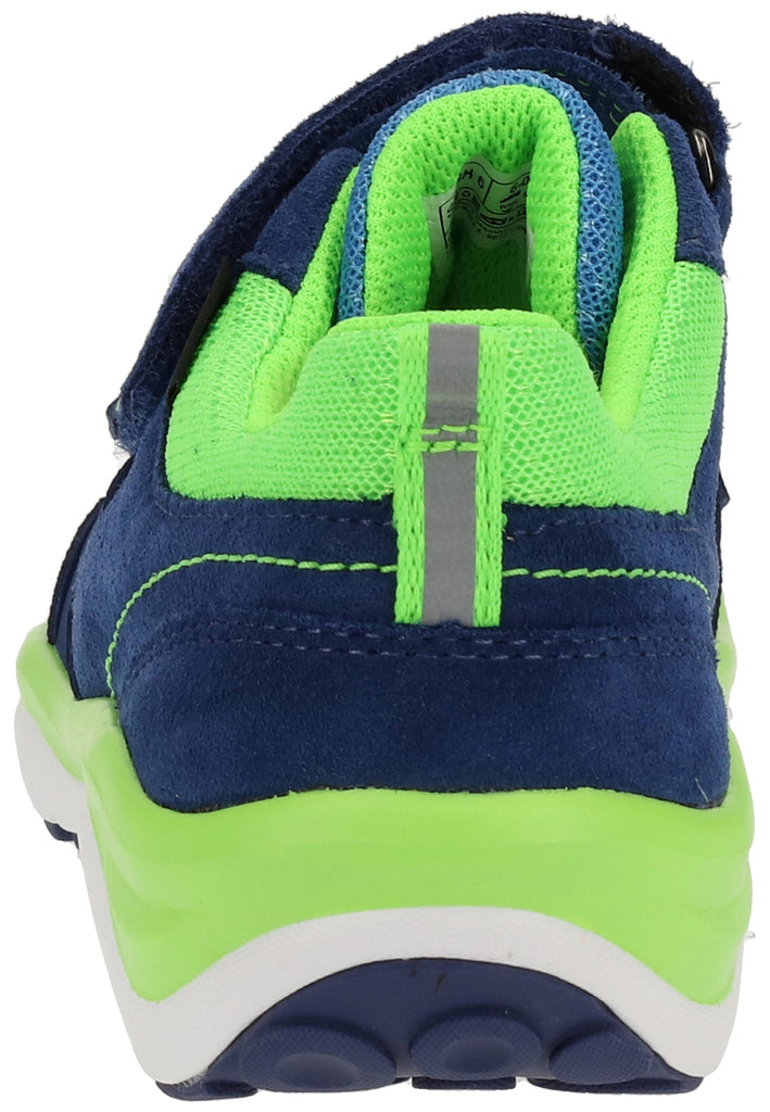 Superfit Halbschuhe Veloursleder/Textil Blau/Grün - surf4shoes