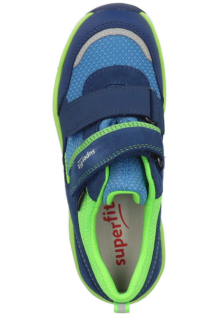 Superfit Halbschuhe Veloursleder/Textil Blau/Grün - surf4shoes