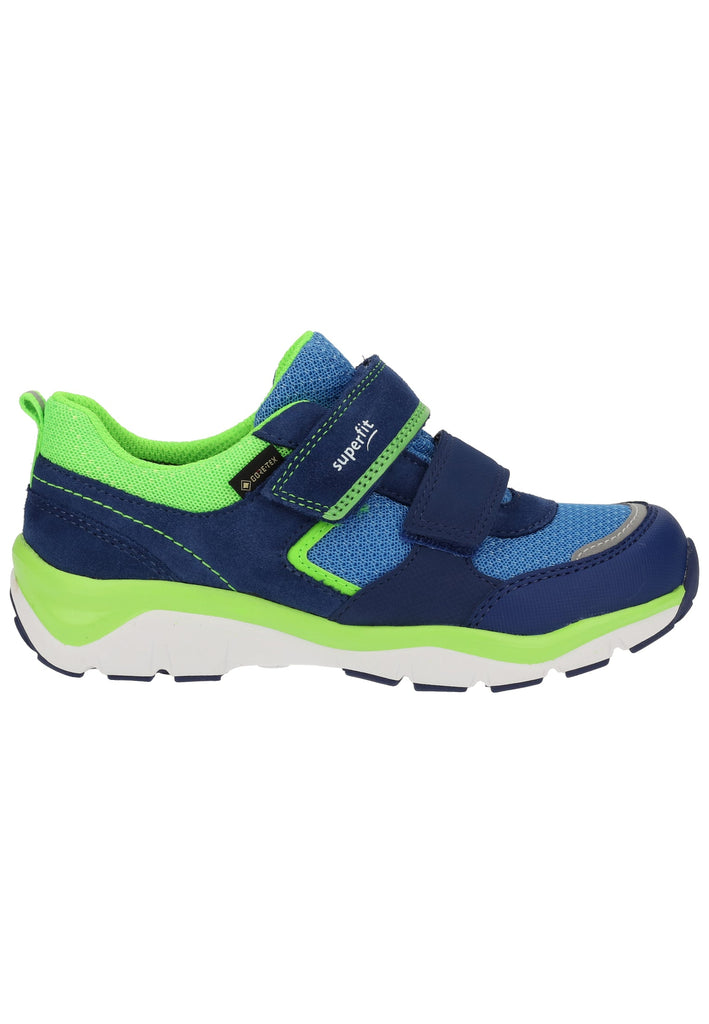 Superfit Halbschuhe Veloursleder/Textil Blau/Grün - surf4shoes